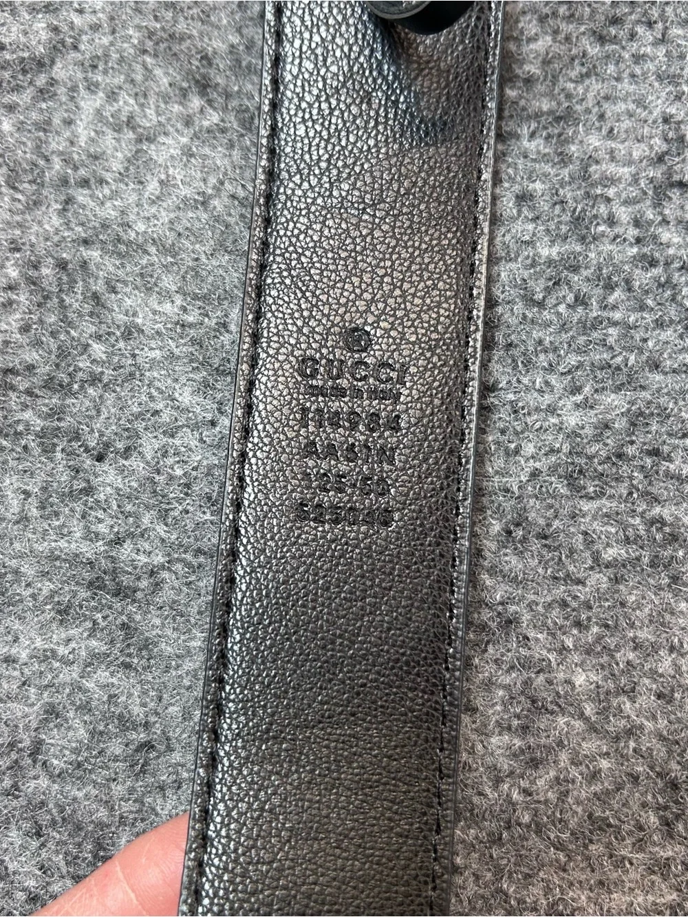 Gucci Black Leather Belt with Gold Double G Buckle